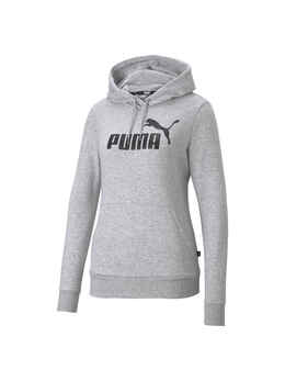 PUMA: Серая толстовка  Ess