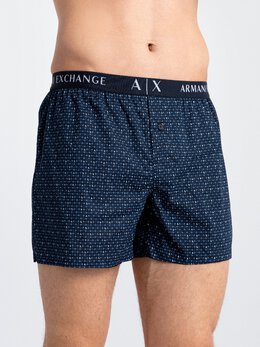 Armani Exchange: Синие трусы 