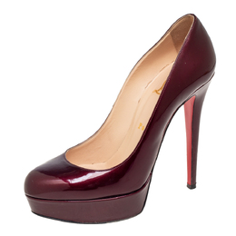 Christian Louboutin: Бордовые туфли 