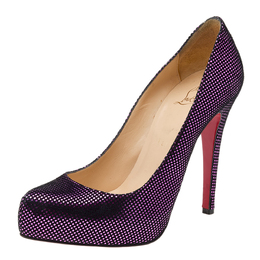 Christian Louboutin: Фиолетовые туфли 