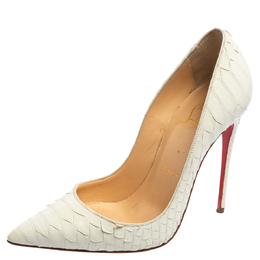 Christian Louboutin: Белые туфли  So Kate