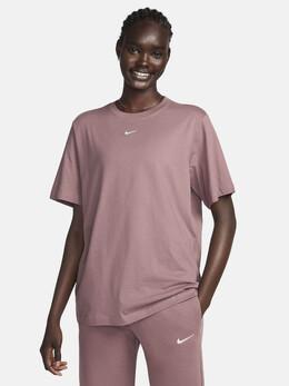 NIKE: Фиолетовая футболка  Sportswear Essential