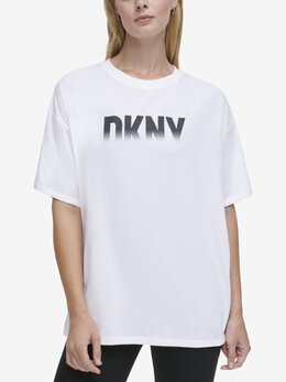 DKNY: Белая футболка 