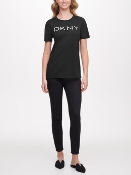 DKNY: Чёрная футболка 