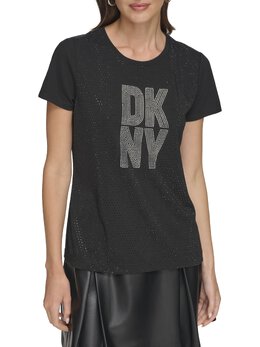 DKNY: Чёрная футболка 