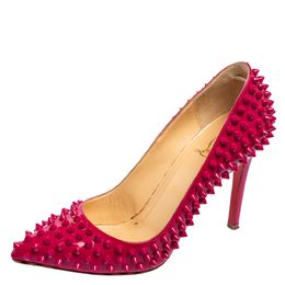 Christian Louboutin: Розовые туфли  Pigalle