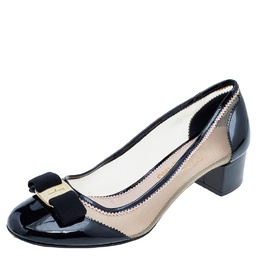 Salvatore Ferragamo: Чёрные туфли  Vara Bow