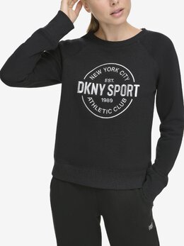 DKNY: Чёрный свитшот 