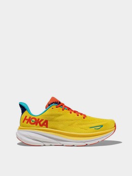 HOKA: Жёлтые кроссовки 