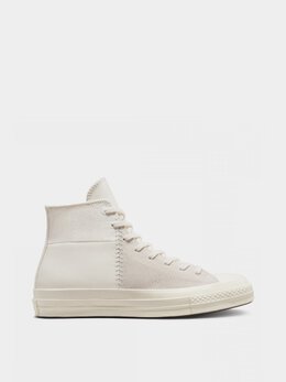 CONVERSE: Бежевые кеды  Chuck 70