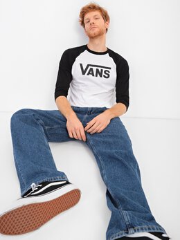 Vans: Белый свитшот  Classic