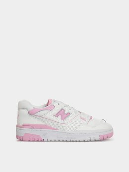 New Balance: Белые кроссовки  550