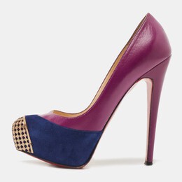 Christian Louboutin: Фиолетовые туфли 