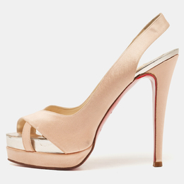 Christian Louboutin: Розовые сандалии 