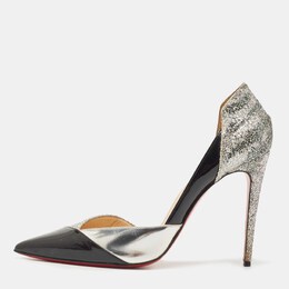 Christian Louboutin: Серебристые туфли 