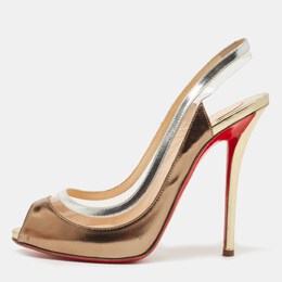 Christian Louboutin: Коричневые сандалии