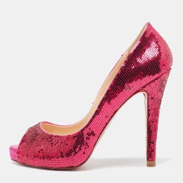 Christian Louboutin: Розовые туфли 