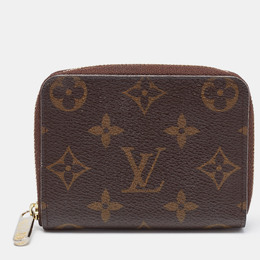 Louis Vuitton: Коричневый кошелёк  Zippy