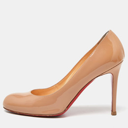 Christian Louboutin: Бежевые туфли 