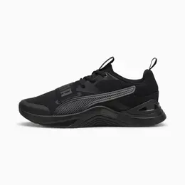 PUMA: Чёрные кроссовки 