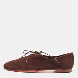 Santoni: Коричневые лоферы  Derby