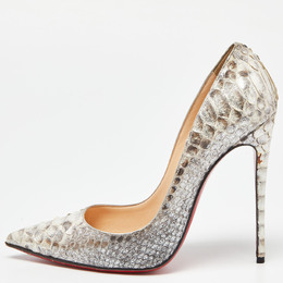 Christian Louboutin: Серебристые туфли  So Kate