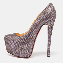 Christian Louboutin: Фиолетовые туфли 