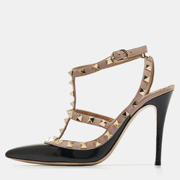 Valentino: Чёрные туфли Rockstud