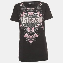 Just Cavalli: Чёрная футболка 