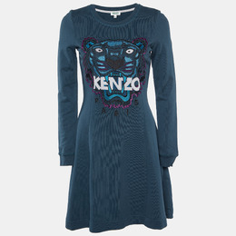 Kenzo: Зелёное платье  Tiger