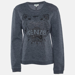 Kenzo: Хлопковый свитшот Tiger