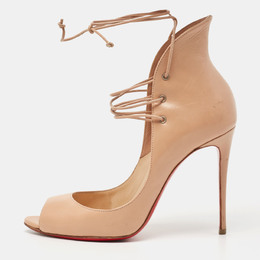 Christian Louboutin: Бежевые туфли 