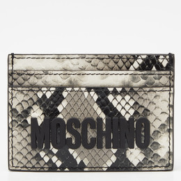 Moschino: Белый картхолдер 