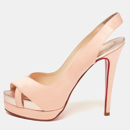 Christian Louboutin: Розовые сандалии 