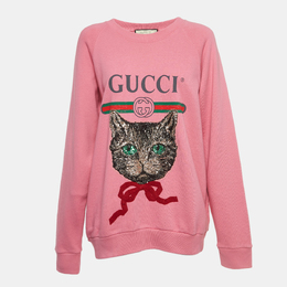 Gucci: Розовый свитер 