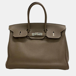 Hermes: Серая сумка  Birkin 35