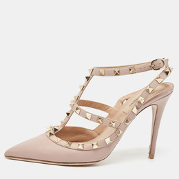 Valentino: Розовые туфли  Rockstud