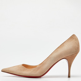 Christian Louboutin: Бежевые туфли 