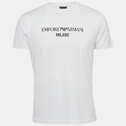 Emporio Armani: Белая футболка 