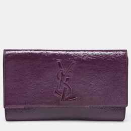 Yves Saint Laurent: Фиолетовый клатч