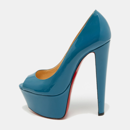 Christian Louboutin: Голубые туфли 