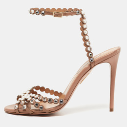 Aquazzura: Бежевые сандалии