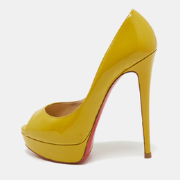 Christian Louboutin: Зелёные туфли 