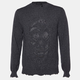 Alexander McQueen: Свитер Skull из шерсти