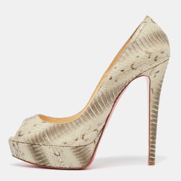 Christian Louboutin: Двухцветные туфли 