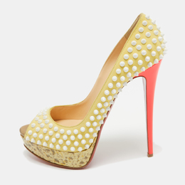 Christian Louboutin: Жёлтые туфли 