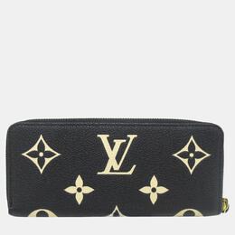 Louis Vuitton: Чёрный кошелёк Zippy