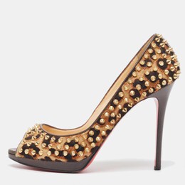 Christian Louboutin: Коричневые туфли 