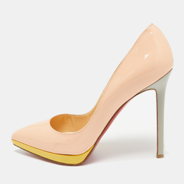 Christian Louboutin: Розовые туфли  Pigalle