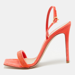 Gianvito Rossi: Красные сандалии  Poppy